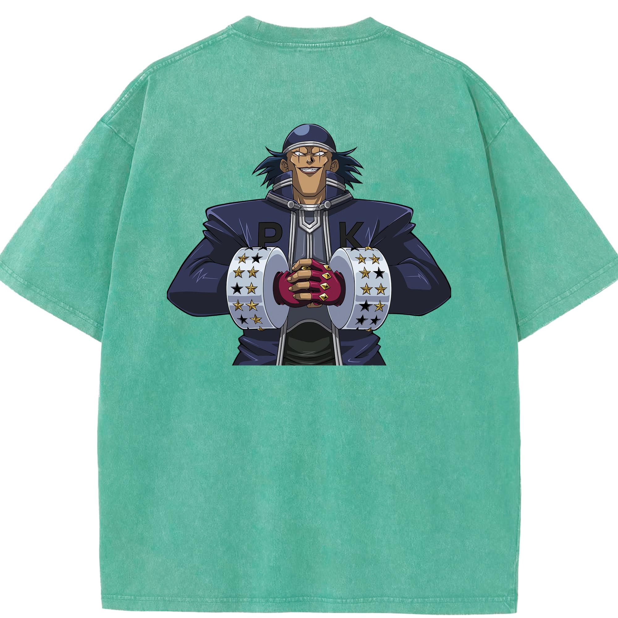 （画像用） 遊☆戯☆王 Yu-Gi-Oh! 綿100% ヴィンテージ風 半袖Tシャツ（背面プリント）